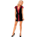 LIVCO CORSETTI FASHION - ROBE DE CHAMBRE + CULOTTE KUMIKO LC 90428 NOIR