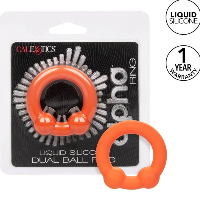 Cockring Silicone Liquide Double Boule