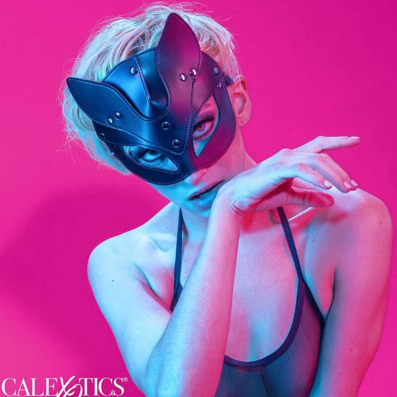 Masque Chat Bdsm En Cuir Végétalien Élégant