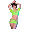 CHILIROSE - CR 4433 HAUT & SHORT VERT