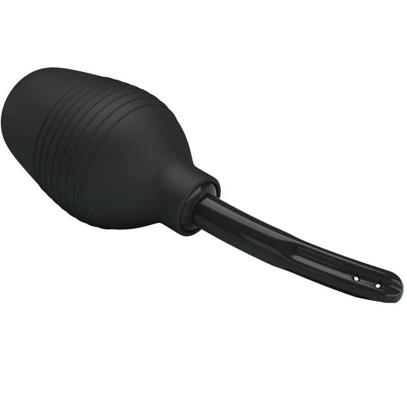 Douche Anale En Silicone Noire Rechargeable