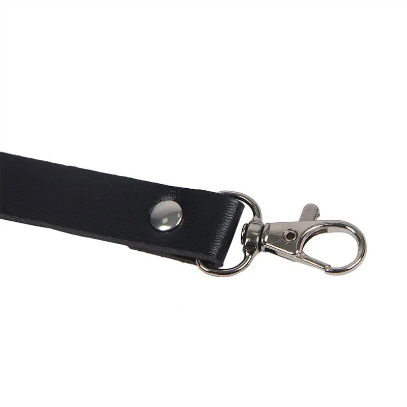 SUBBLIME - HARNAIS CORPS SANGLES AJUSTABLES CUIR NOIR
