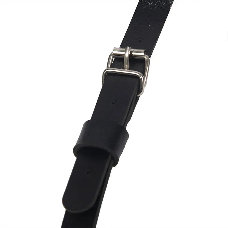 SUBBLIME - HARNAIS CORPS SANGLES AJUSTABLES CUIR NOIR