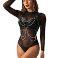 SUBBLIME - SOUTIEN-GORGE HARNAIS AVEC CHAÎNE DÉTAIL