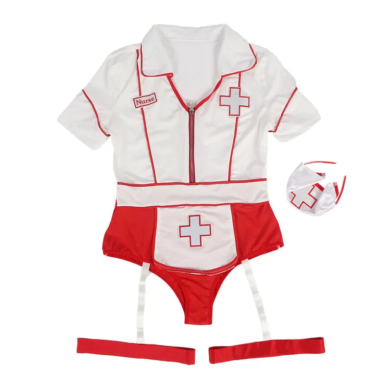 Costume infirmière sexy rouge blanc Subblime lingerie femme confort qualité