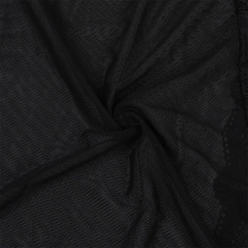SUBBLIME - ROBE EN TISSU TRANSPARENT AVEC DÉTAIL DENTELLE NOIR