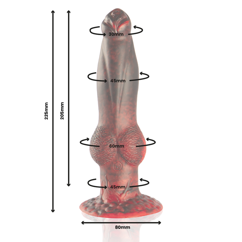 Gode Vibrant Télécommandé En Silicone Mythologie Grecque