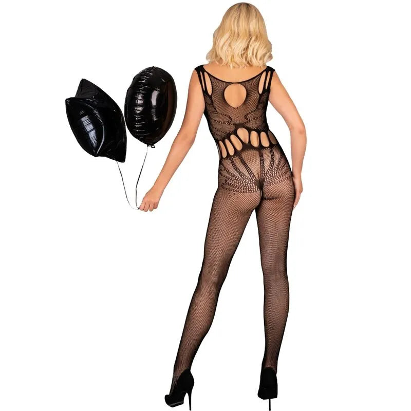 LIVCO CORSETTI FASHION - AMAHIL BODYSTOCKING SANS CROTCHLESS NOIR