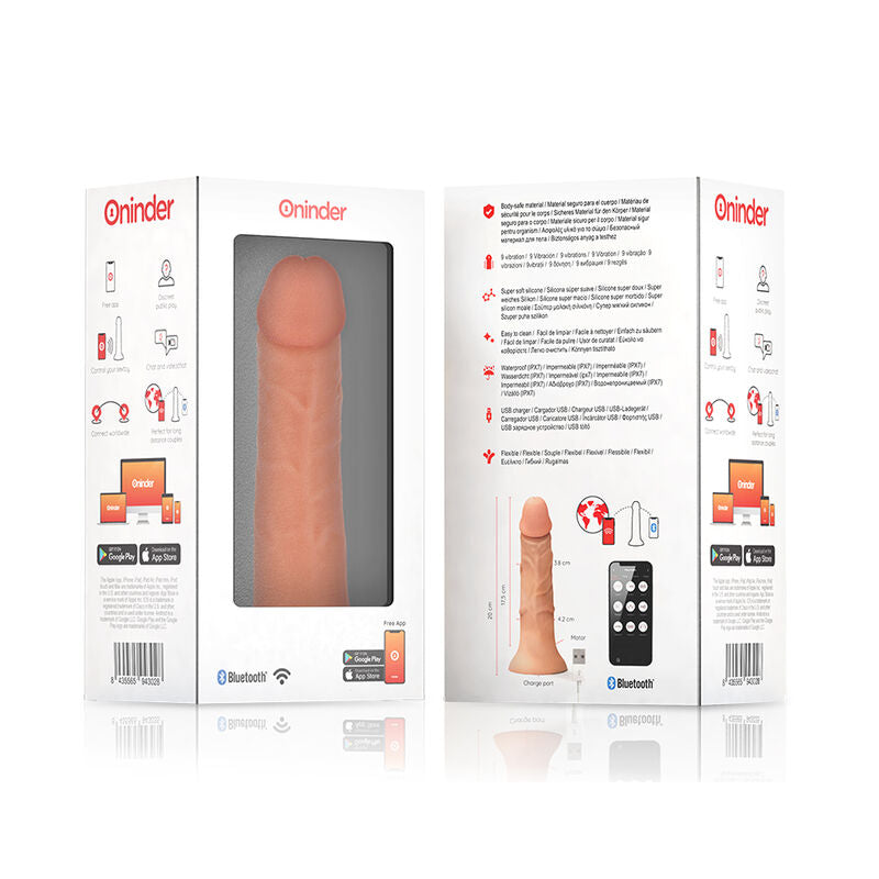 Gode Vibrant En Silicone Contrôlable Via Application