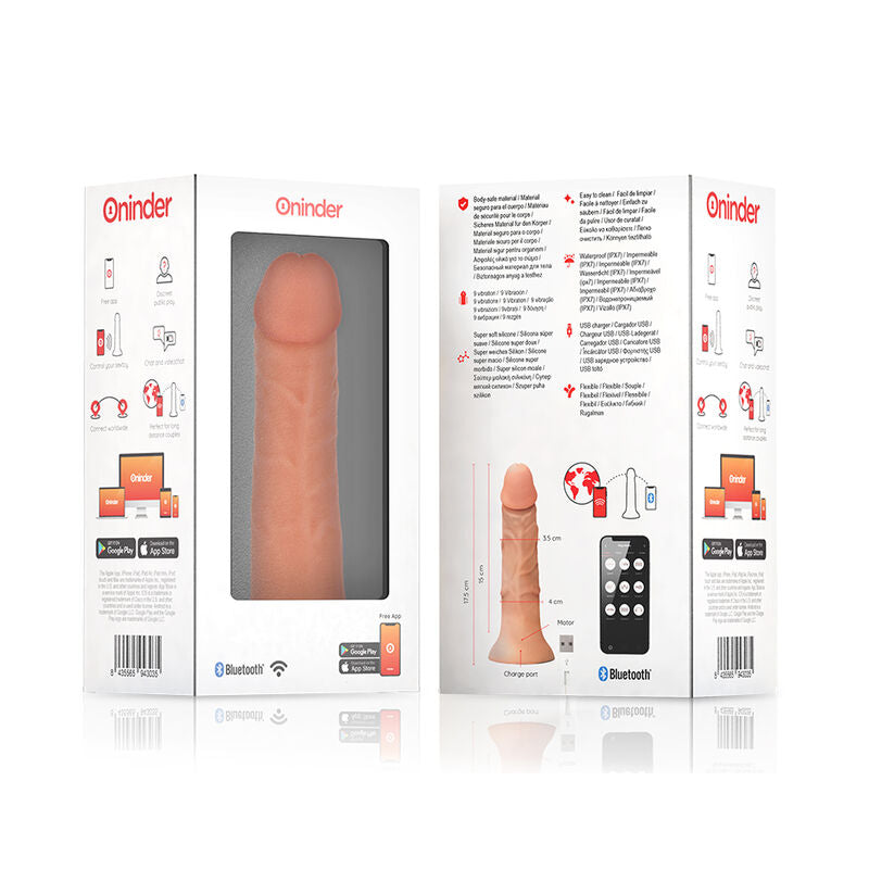 Gode Vibrant En Silicone Contrôlable Via Application