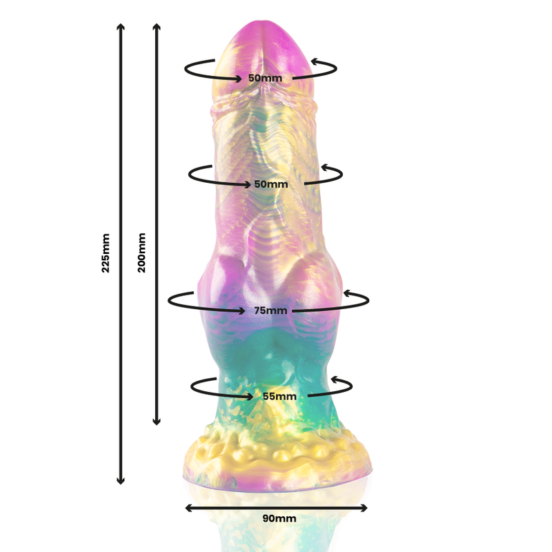 Gode En Silicone Mythologique Vibrant