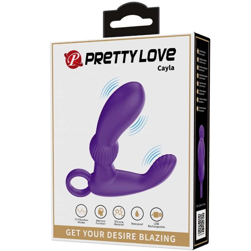 Masseur De Prostate Vibrant En Silicone Rechargeable