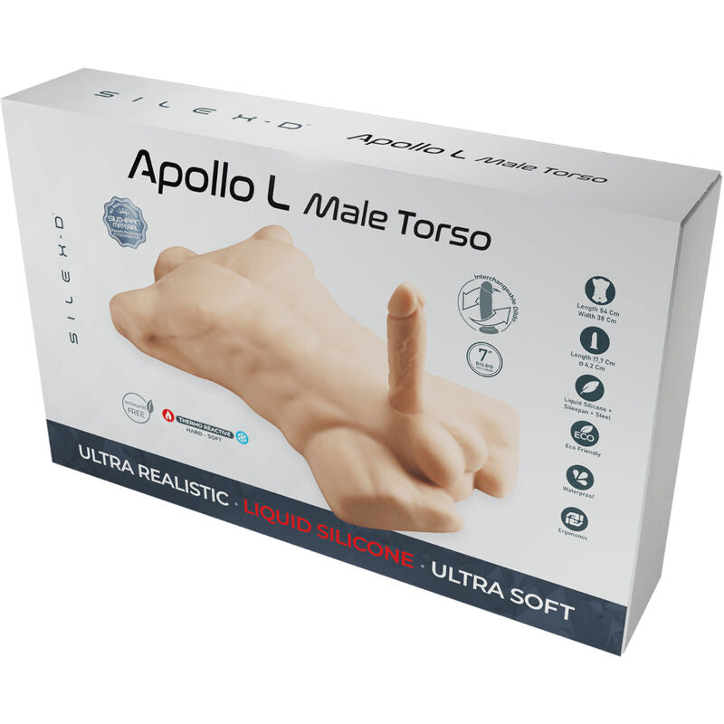 Torse Réaliste Masculin En Silicone Écologique