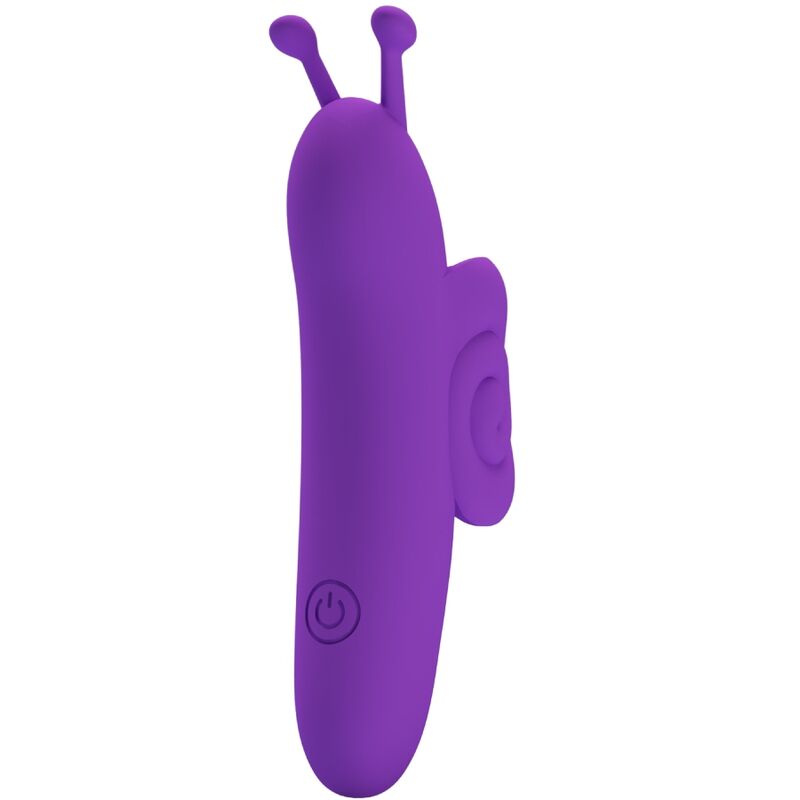 Vibromasseur De Doigt En Silicone Violet Rechargeable