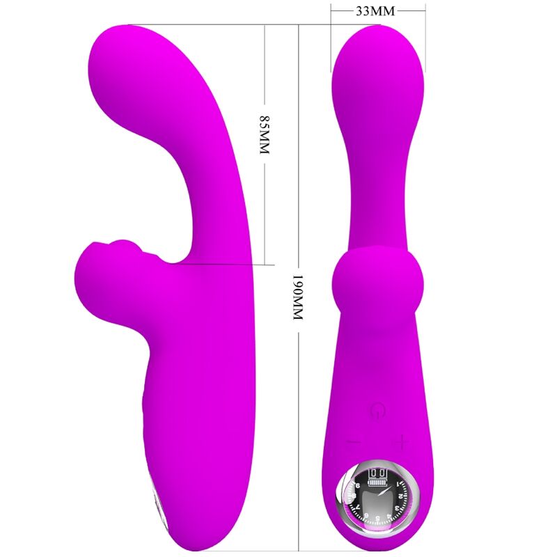 Vibromasseur Rabbit Silicone Rechargeable Multifonction