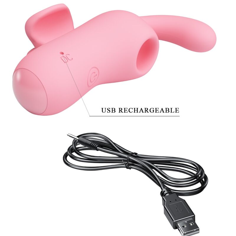 Vibromasseur À Doigt Silicone Rechargeable Jaune