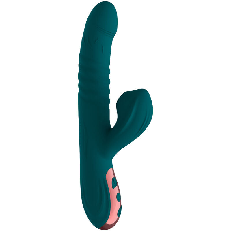 Vibromasseur Aspiration Silicone Vert Armony