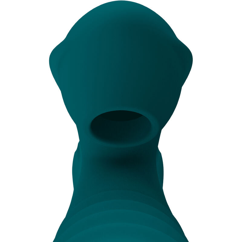 Vibromasseur Aspiration Silicone Vert Armony