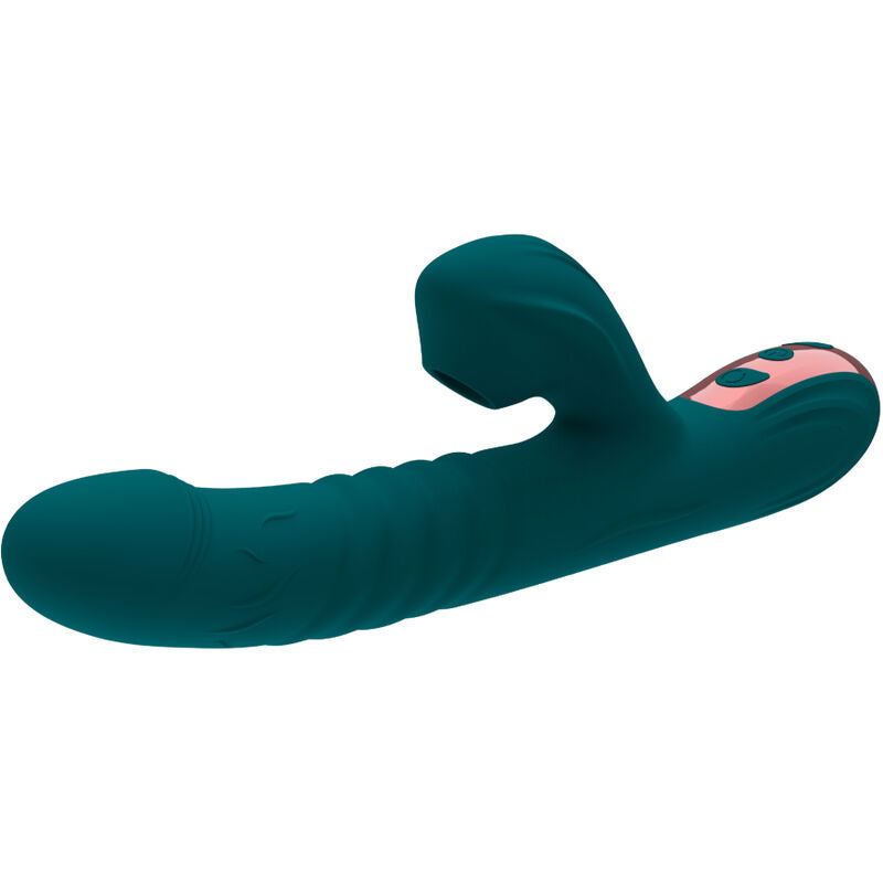 Vibromasseur Aspiration Silicone Vert Armony