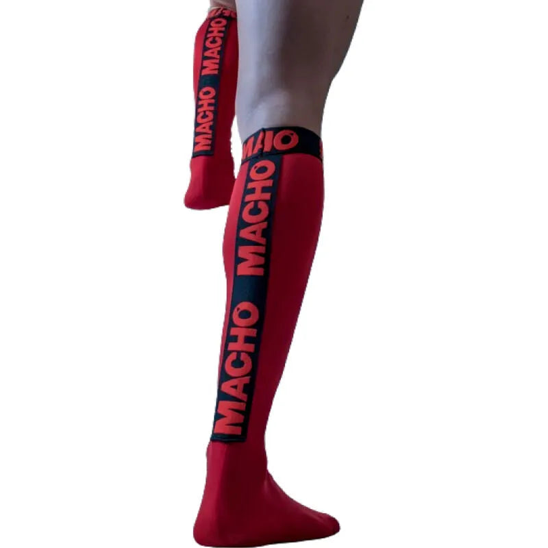 MACHO - CHAUSSETTES FINES ROUGE