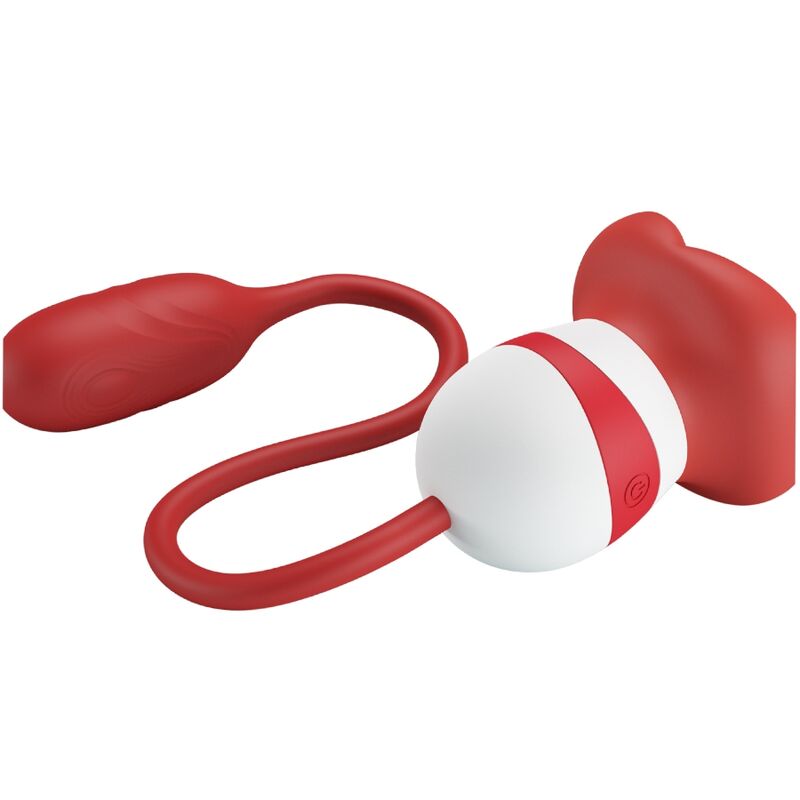 Vibromasseur Bouche Rouge En Silicone Rechargeable