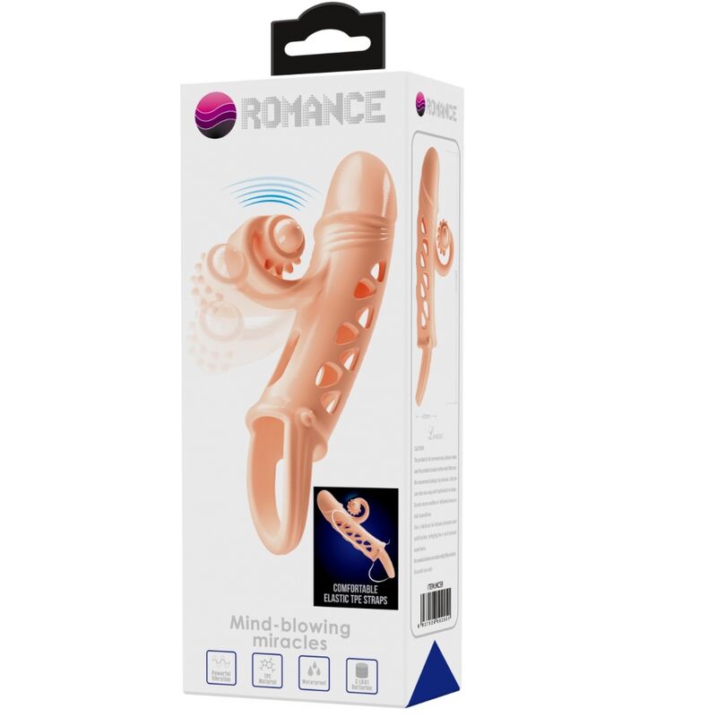 Cockring Vibrant En Silicone Naturel