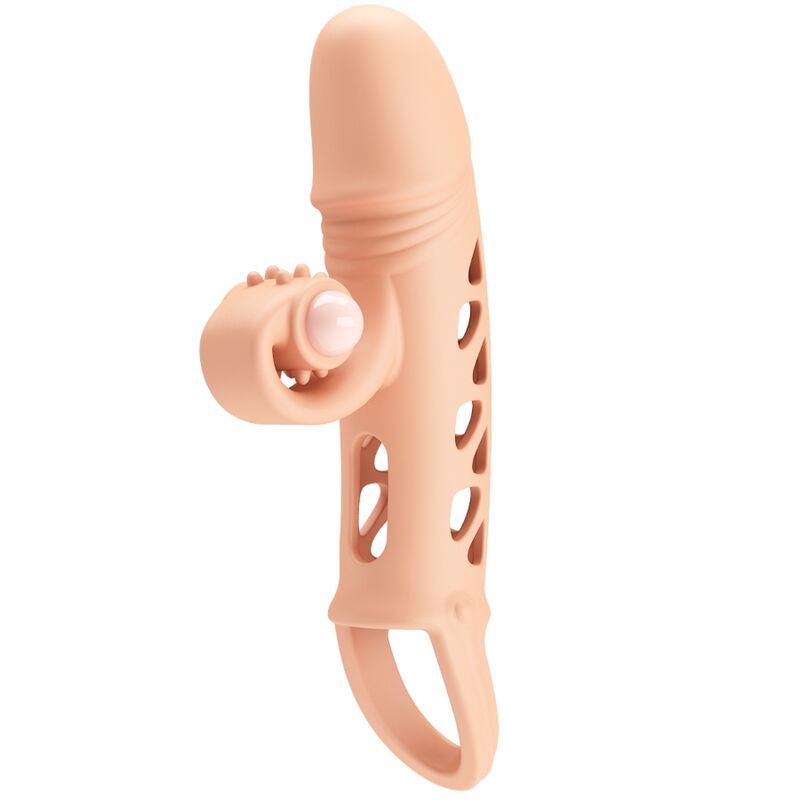 Cockring Vibrant En Silicone Naturel