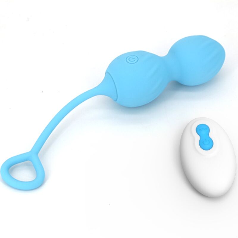 Vibromasseur Bleu Étanche Télécommandé Usb