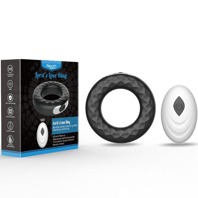 Cockring Silicone Médical Waterproof Rechargeable