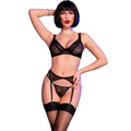 CHILIROSE - CR 4692 ENSEMBLE QUATRE PIÈCES NOIR