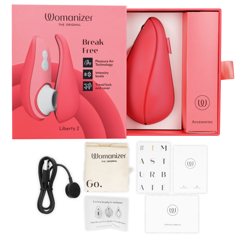 Vibromasseur À Pression D'Air Portable Womanizer Liberty 2