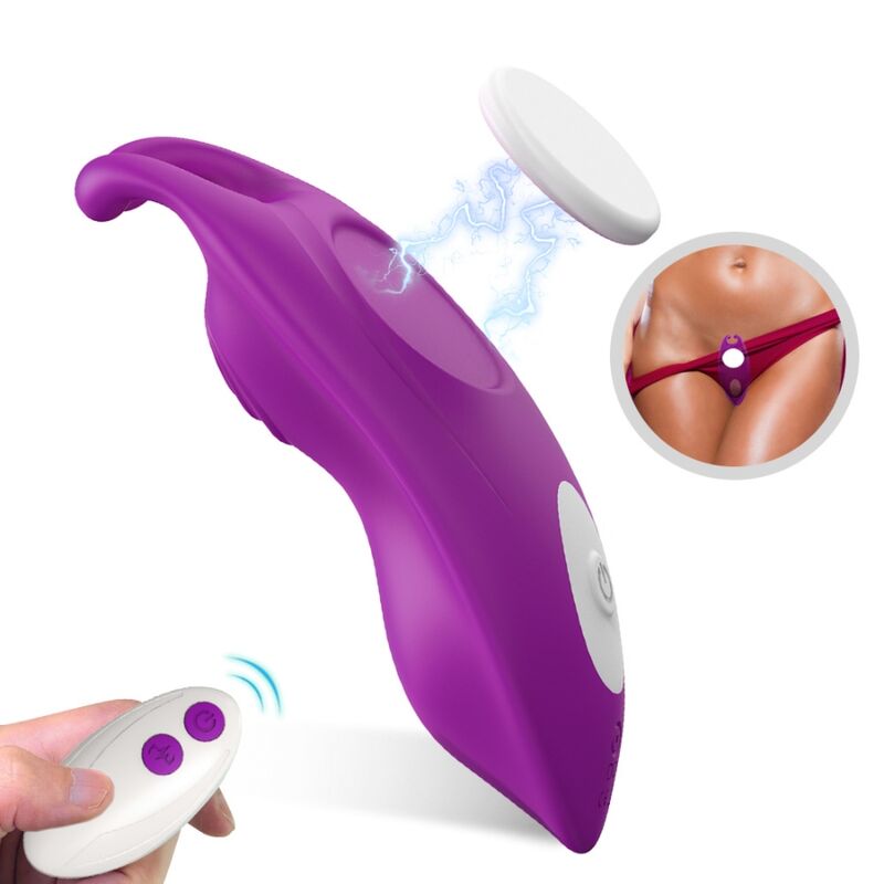 Culotte Vibrante Silicone Étanche Rechargeable