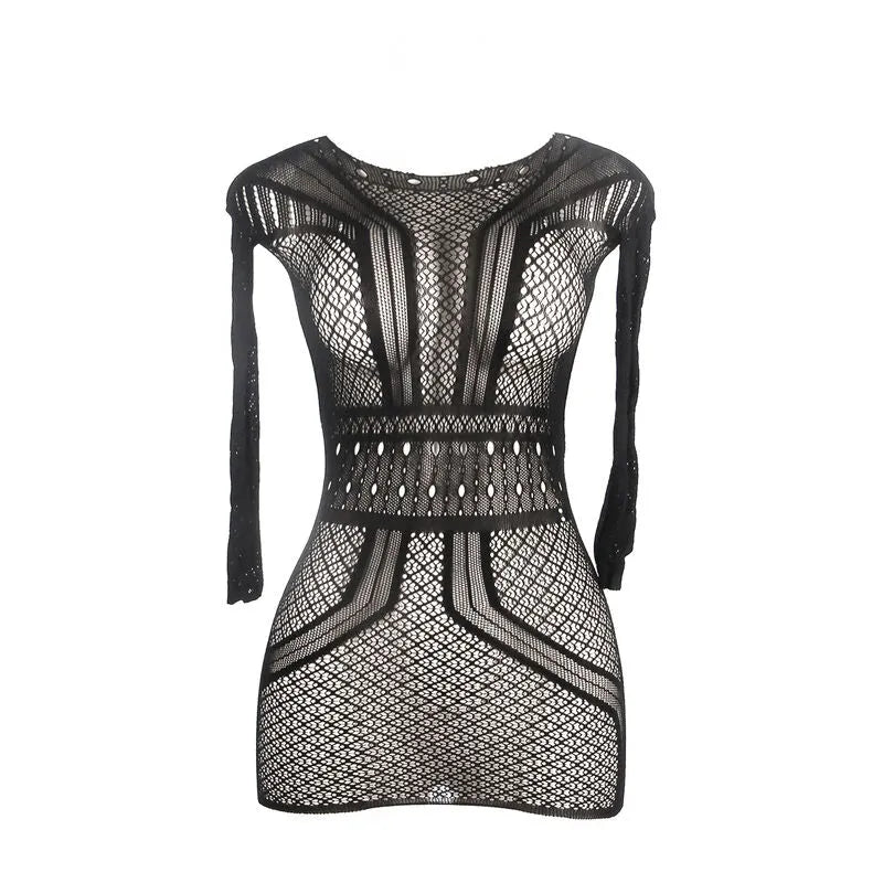 SUBBLIME - 951931 ROBE COURTE EN RÉSILLE AVEC DOS NU