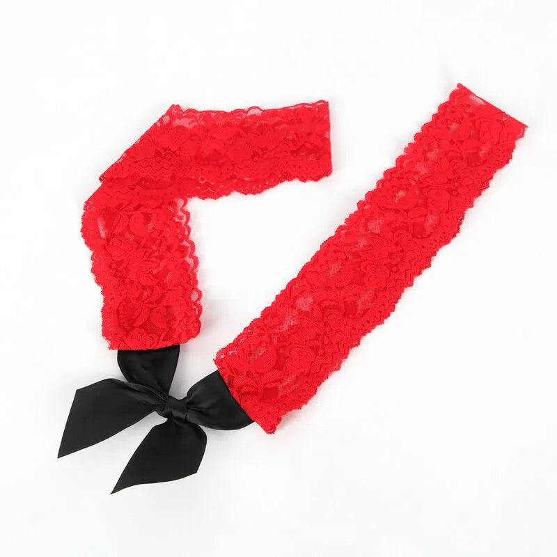 SUBBLIME - 952068 ROBE COURTE EN RÉSILLE AVEC COUTURES NOIRES ET ROUGES
