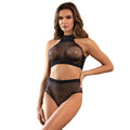 SUBBLIME - 952082 ENSEMBLE RESILLE AVEC STRASS NOIR