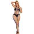 SUBBLIME - 952358 ROBE RÉSILLE COL LICOU ARC-EN-CIEL