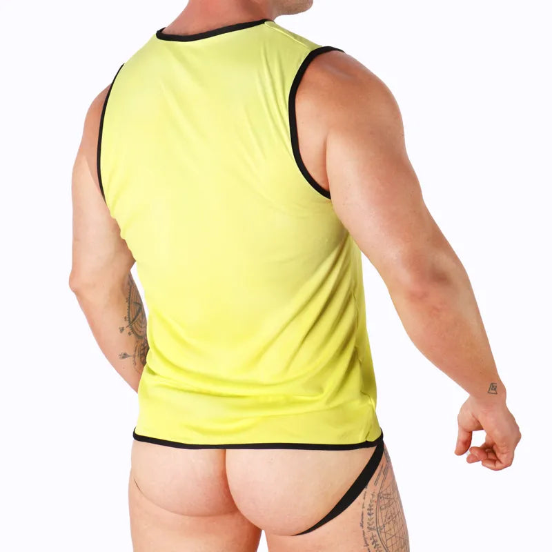 MACHO - T-SHIRT JAUNE