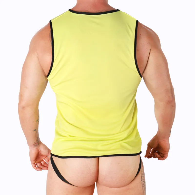 MACHO - T-SHIRT JAUNE