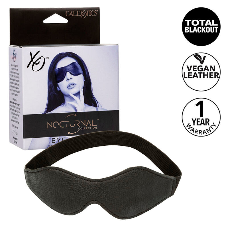 Masque De Sommeil En Cuir Pour Obscurité Totale