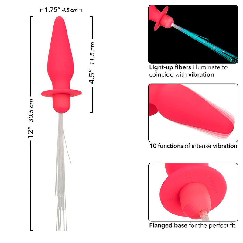 Plug Anal Silicone Lumineux Rechargeable