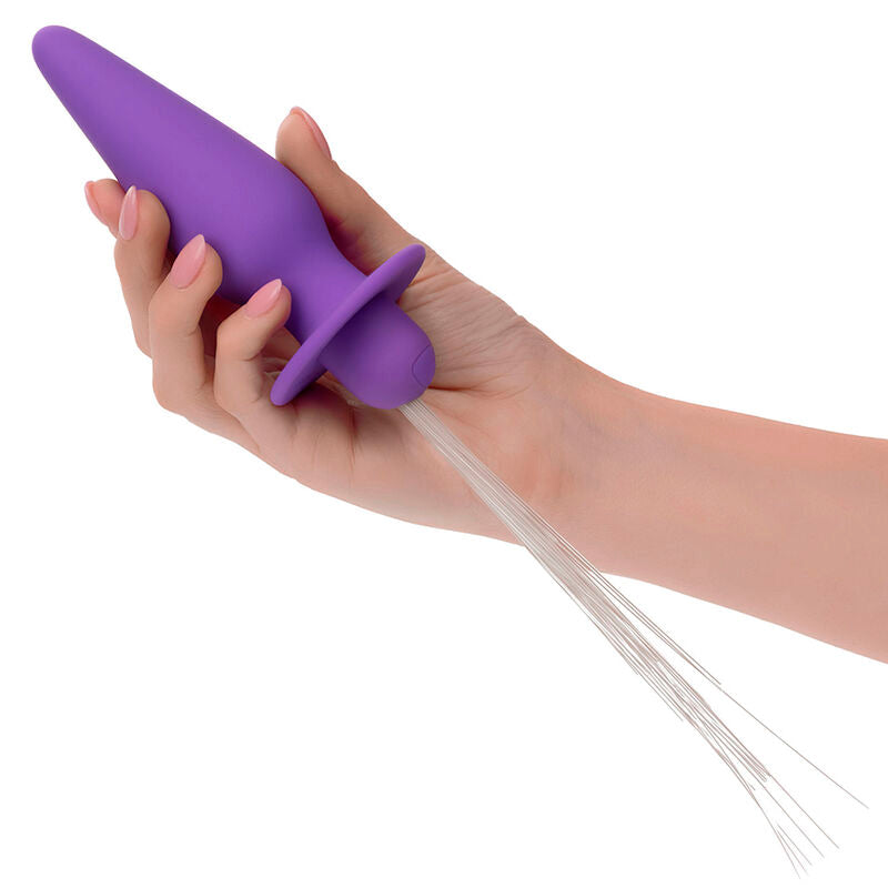 Plug Anal Vibrant Lumineux Silicone Violet