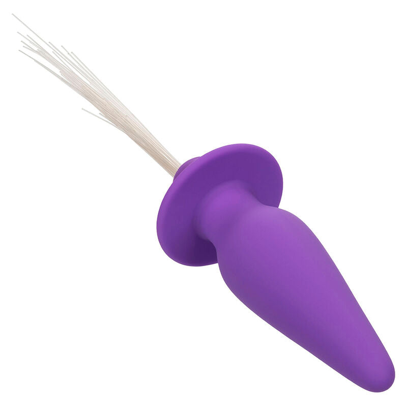 Plug Anal Vibrant Lumineux Silicone Violet