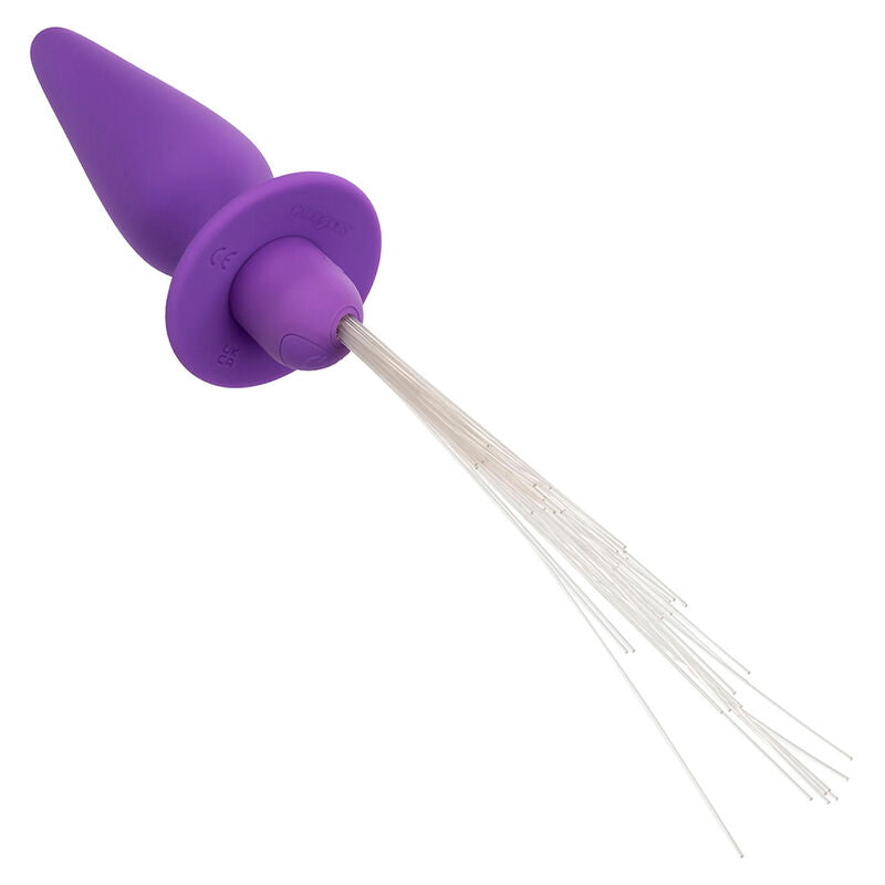 Plug Anal Vibrant Lumineux Silicone Violet