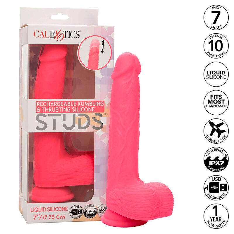 Vibromasseur En Silicone Rechargeable Avec Ventouse