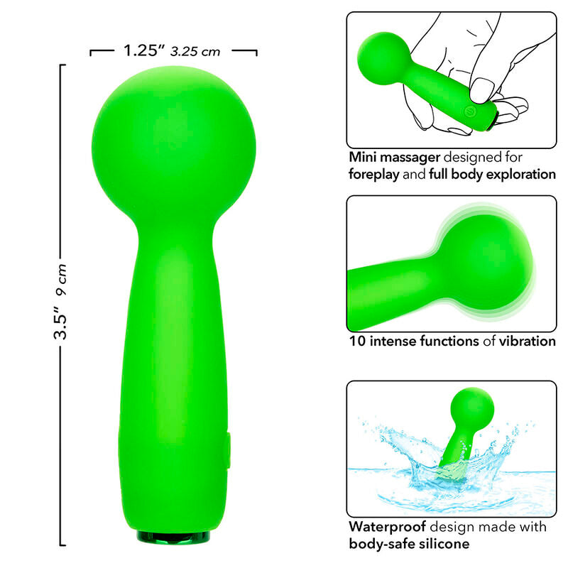 Mini Vibromasseur Silicone Étanche Rechargeable