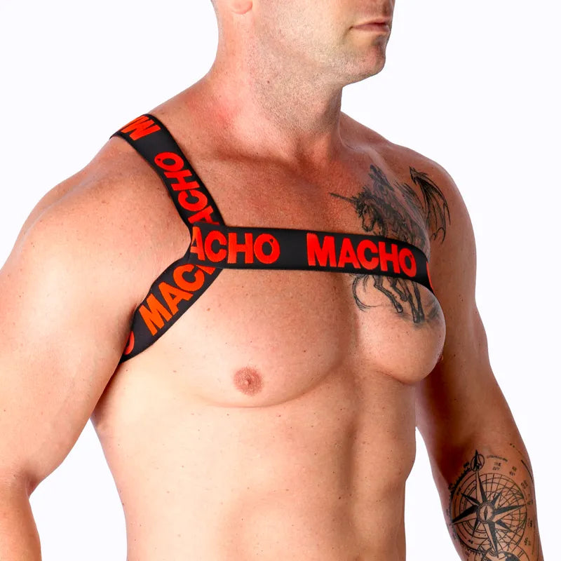 MACHO - HARNAIS ROMAIN ROUGE