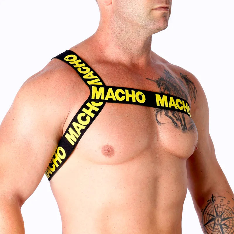 MACHO - HARNAIS ROMAIN JAUNE