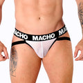 MACHO - MX26X1 JOCK GRID BLANC