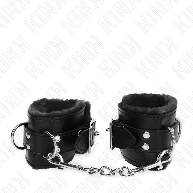 Menottes Bdsm Confortables En Cuir Végan