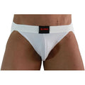 BURN - 007 JOCK LYCRA BLANC